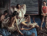 四个裸女打麻将!一幅油画居然蕴藏这么多意思